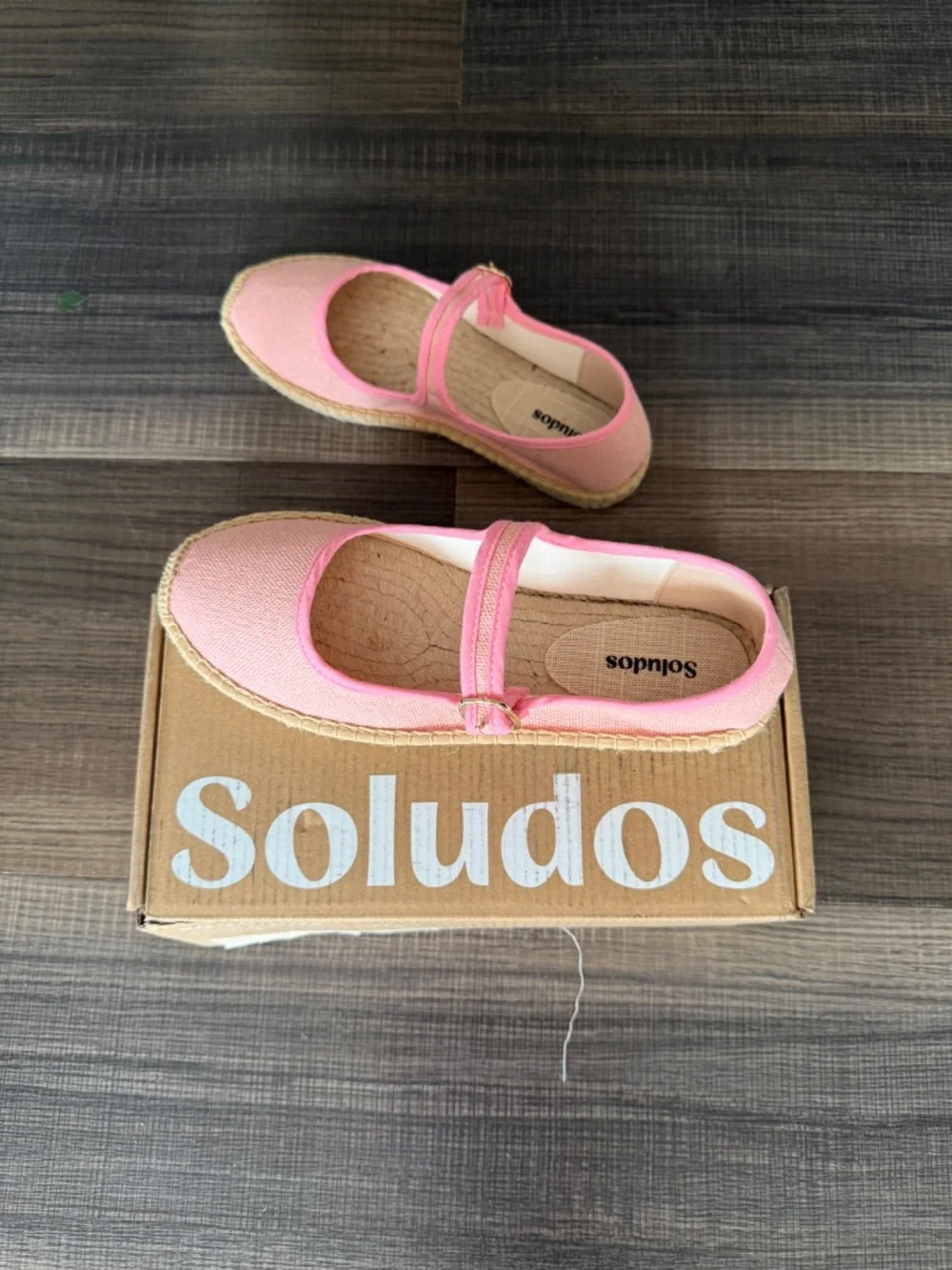 SOLUDOS - NWT - Mary Jane Espadrille | Organic Cotton | Dusty Rose Pink 7 - 7.5
